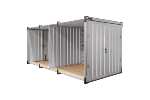 2 Türen Container mit Trennwand