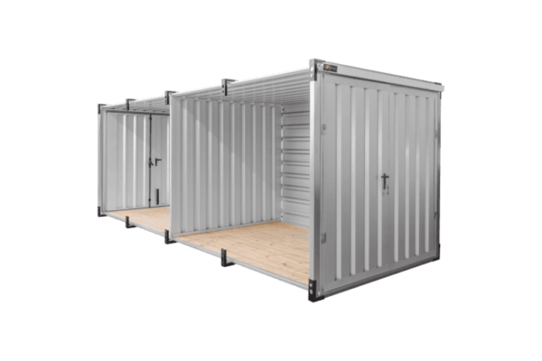 klappbarer Container mit Trennwand